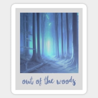 out of the woods aesthetic Sticker